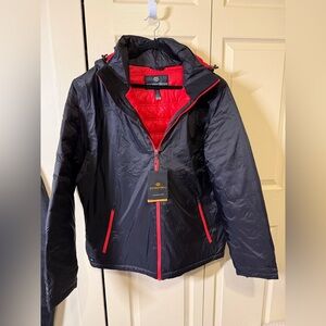 NWT Men’s Stormtech Black Ice Thermal Jacket - X-1 Black with Red Trim Men’s 2XL